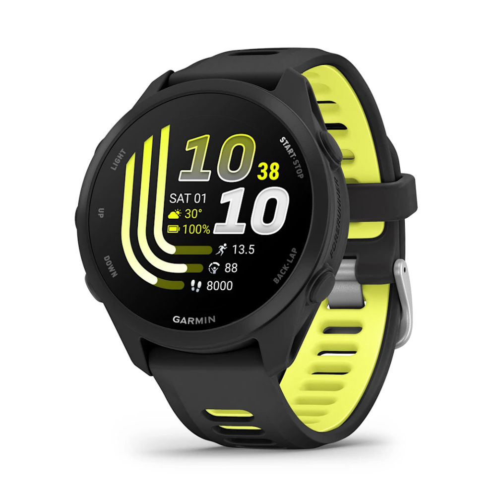 GARMIN FORERUNNER 170 MUSIC BLACK WITH BLACK/AMP YELLOW BAND