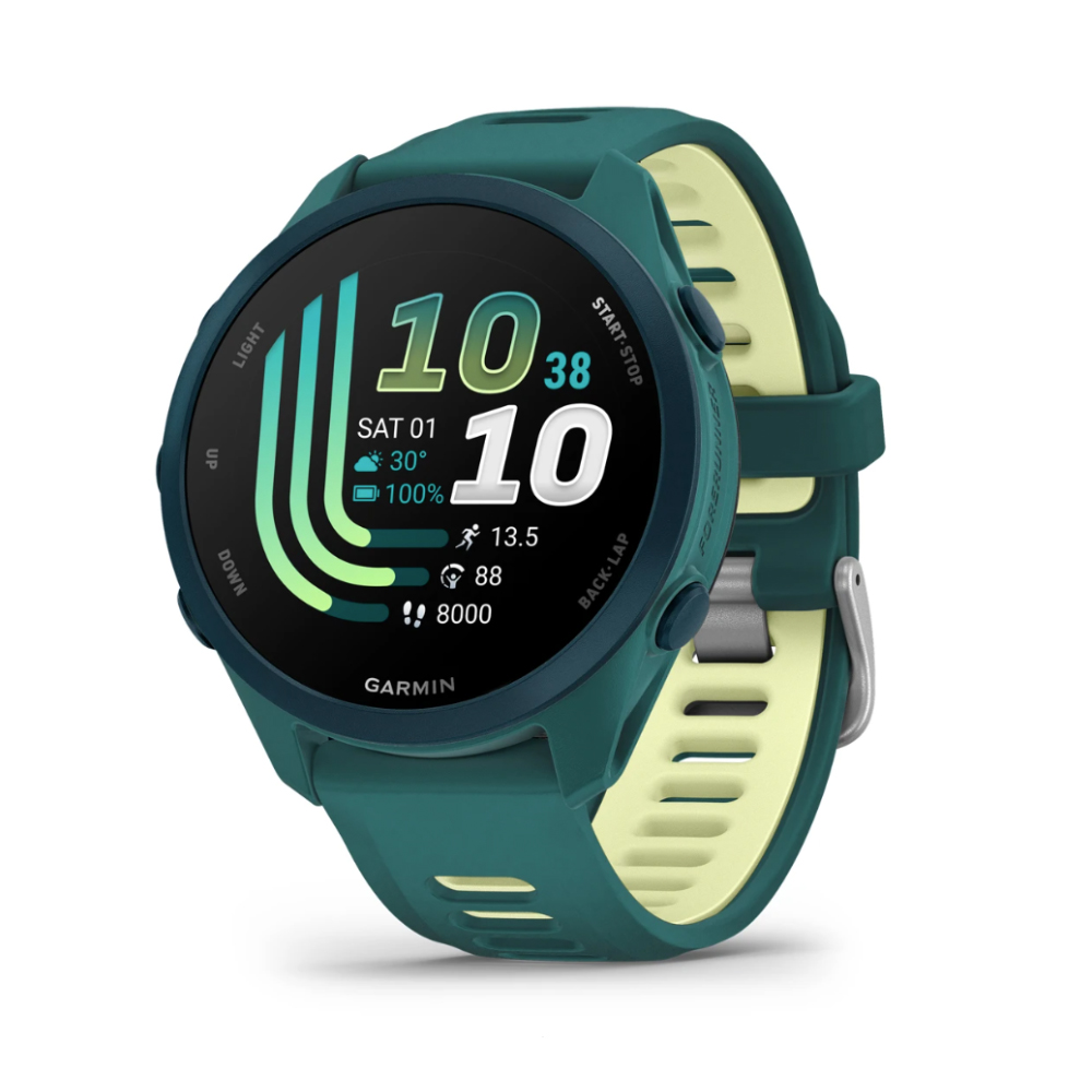 GARMIN FORERUNNER 170 MUSIC TEAL GREEN WITH TEAL GREEN/CITRON BAND