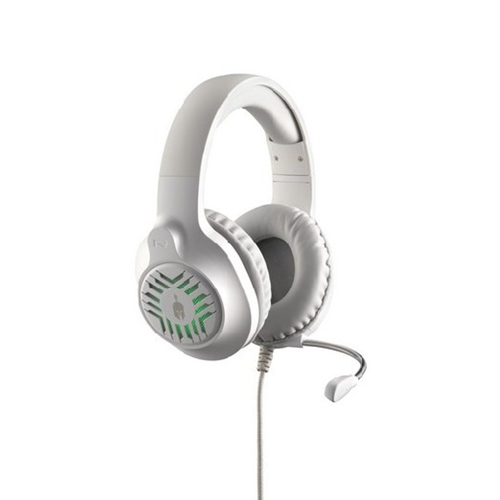 SPARTAN GEAR MEDUSA WIRED HEADSET (FOR PC AND CONSOLES) WHITE/GREY