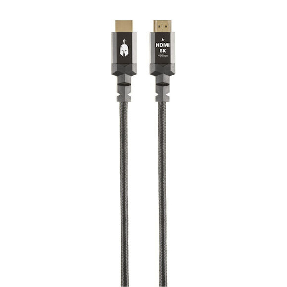 SPARTAN GEAR HDMI 2.1 CABLE (1.5M - ALUMINUM WITH GOLD-PLATED PLUGS)