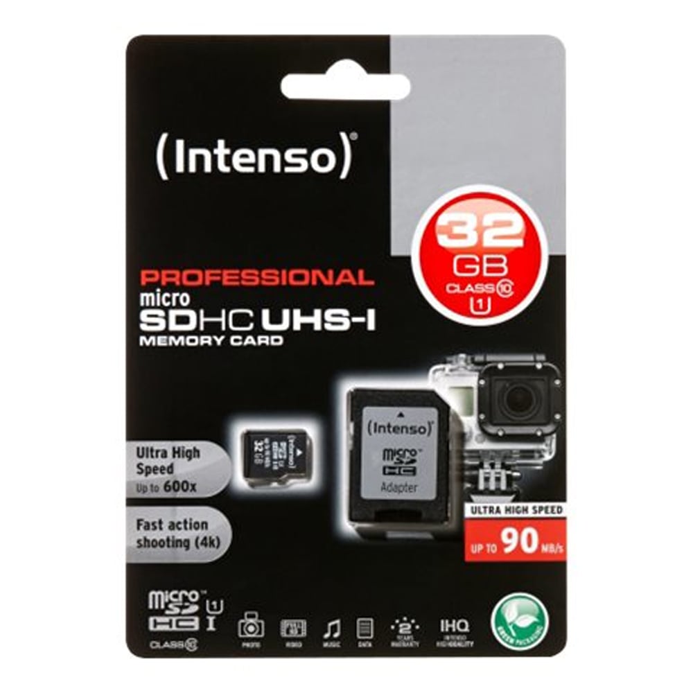 INTENSO MICROSD CARD UHS-I V30 100MB/S - 32GB