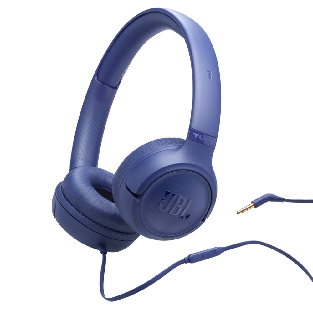 JBL T530 WIRED HEADPHONES BLUE