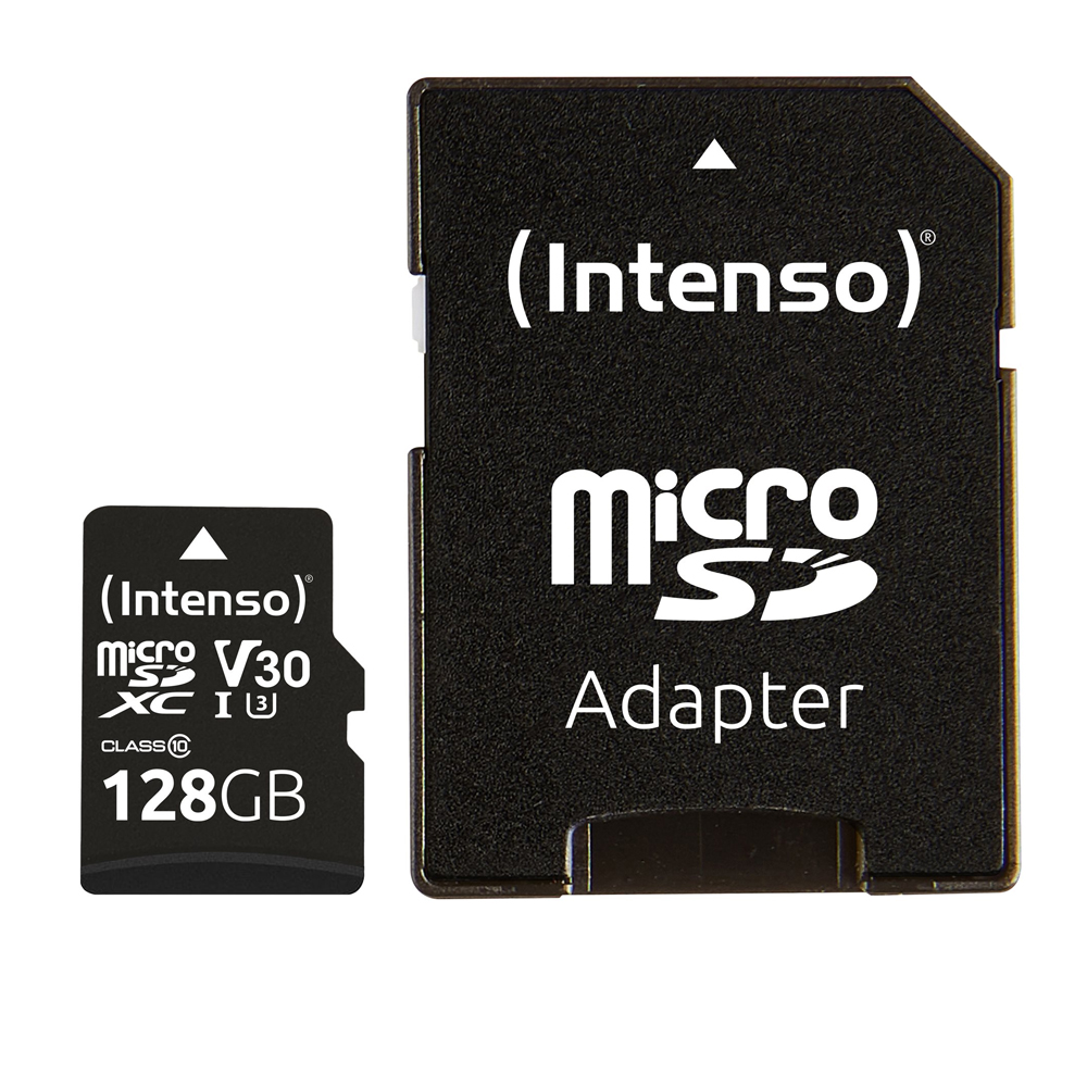 INTENSO MICROSD CARD UHS-I V30 100MB/S - 128GB