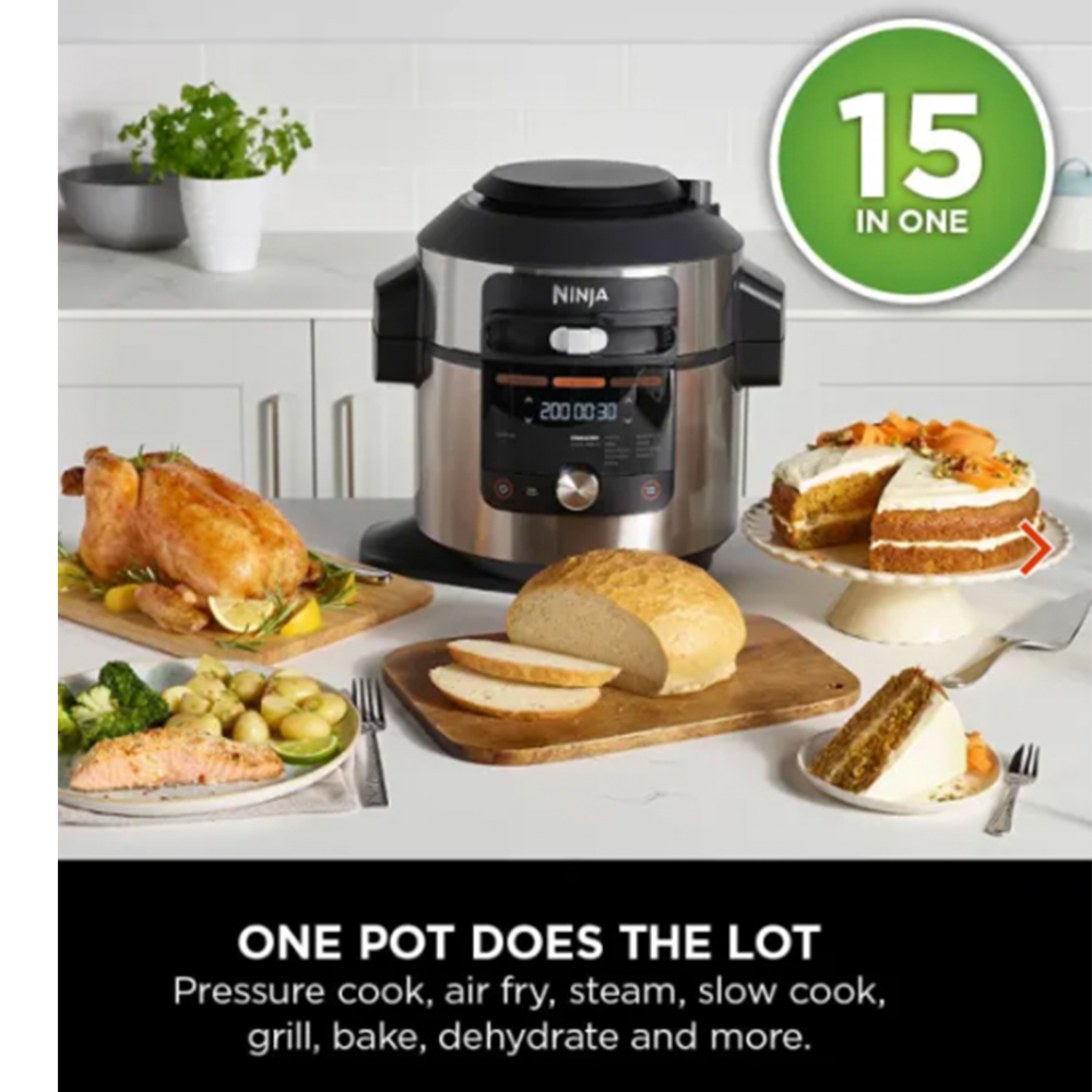 NINJA FOODI MAX 15-IN-1 SMARTLID MULTI-COOKER 7.5L OL750EU