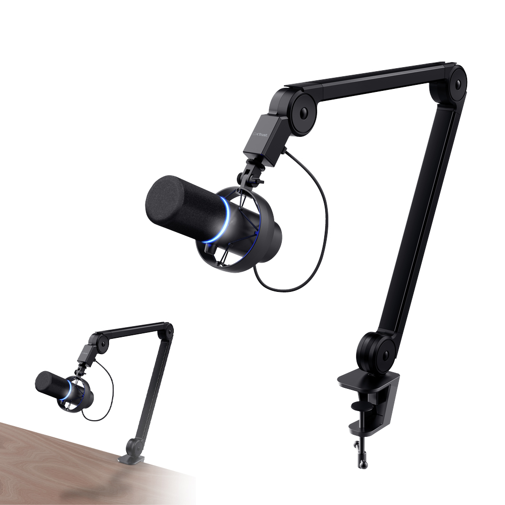 TRUST GXT 255+ ONYX PROFESSIONAL MICROPHONE WITH ARM