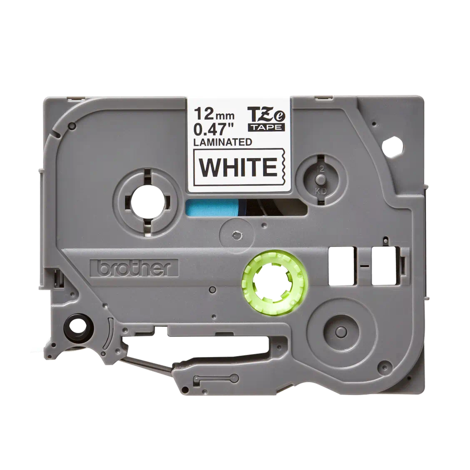 BROTHER TAPE 12MM - BLACK ON WHITE TZE231