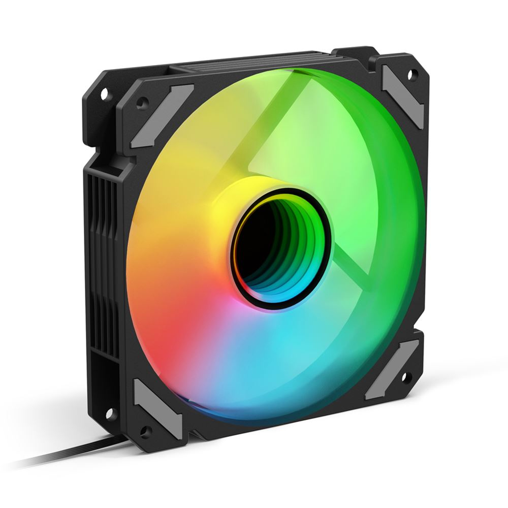 SHARKOON SHARK MIRROR PWM RGB FAN REVERSE BLACK