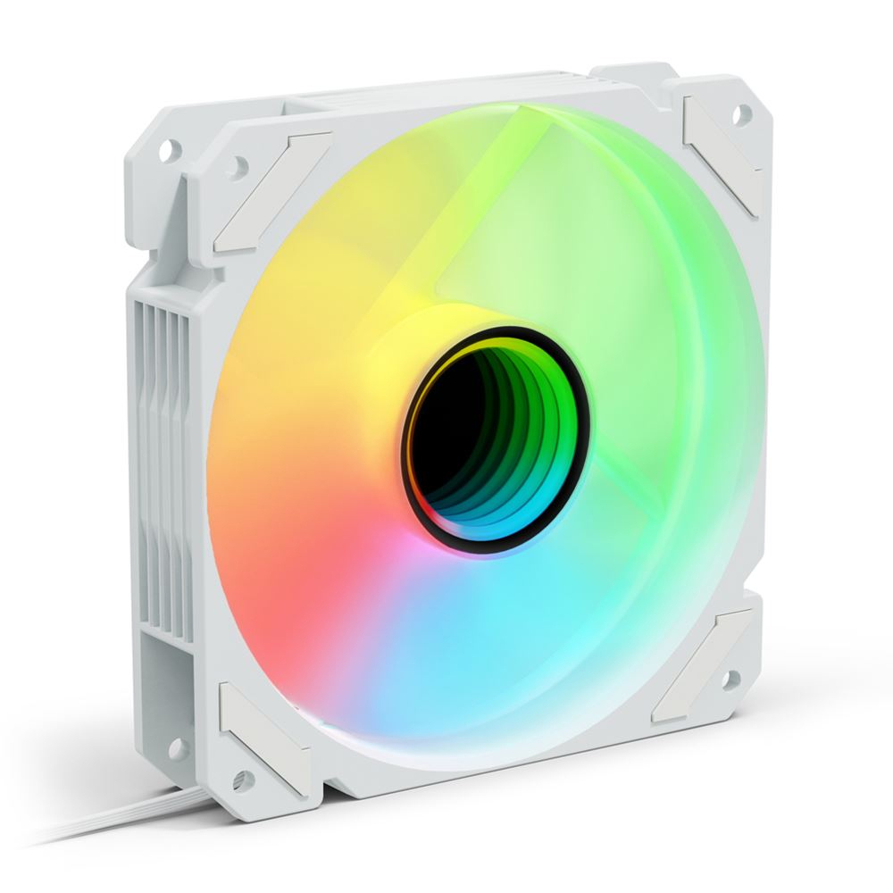 SHARKOON SHARK MIRROR PWM RGB FAN REVERSE WHITE