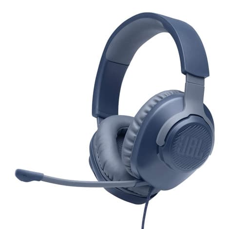 JBL QUANTUM 100 BLUE OE GAMING HEADPHONES