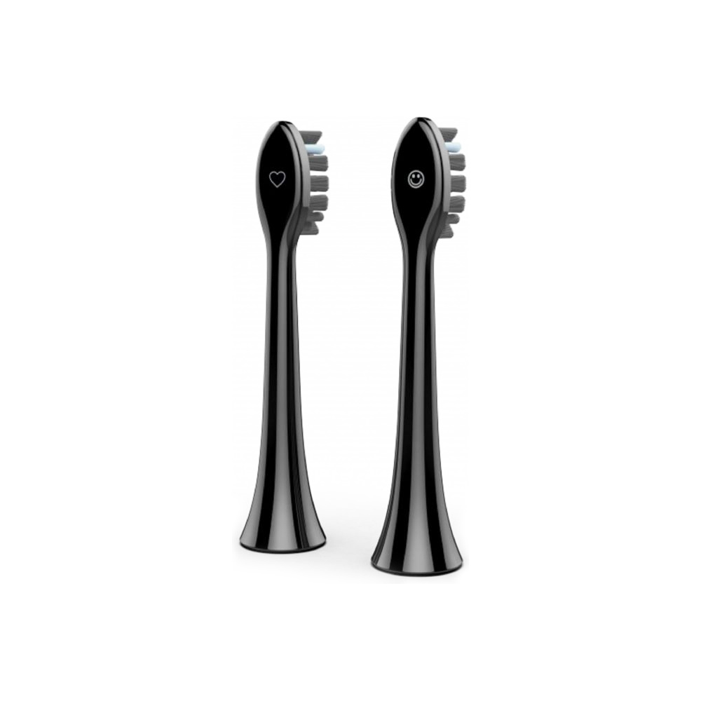 AENO BAOLIJIE REPLACEMENT TOOTHBRUSH HEADS 2PC BLACK
