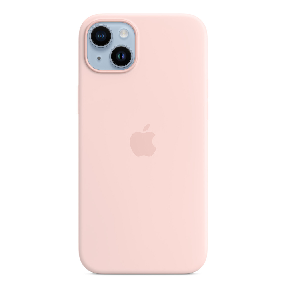 APPLE SILICONE CASE MAGSAFE CHALK PINK IPHONE 14 PLUS