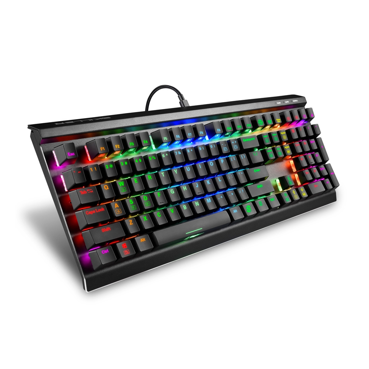 SHARKOON SKILLER SGK60 MECHANICAL KEYBOARD - BOX BROWN SWITCHES