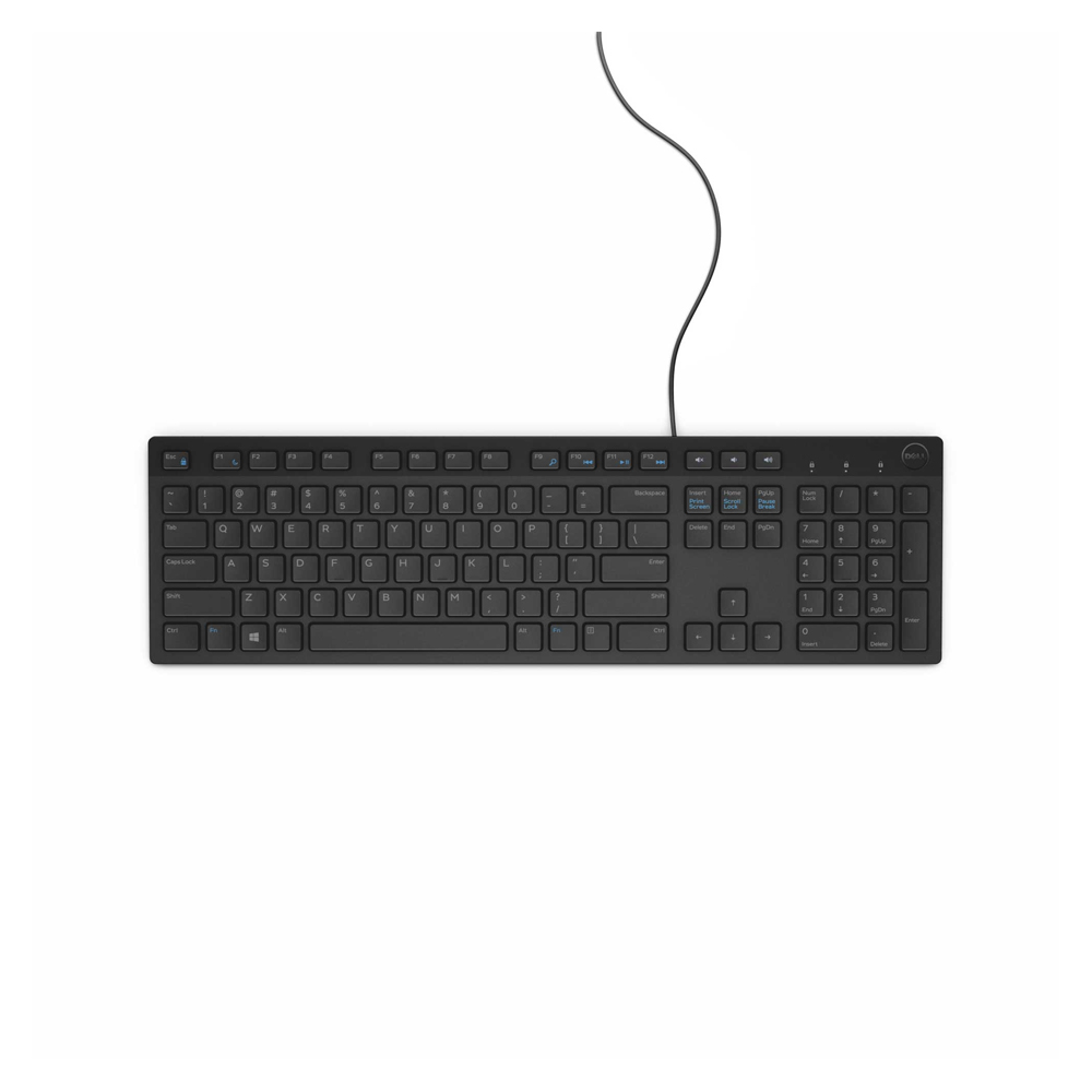 DELL MULTIMEDIA KEYBOARD - KB216 - UK (QWERTY) - BLACK