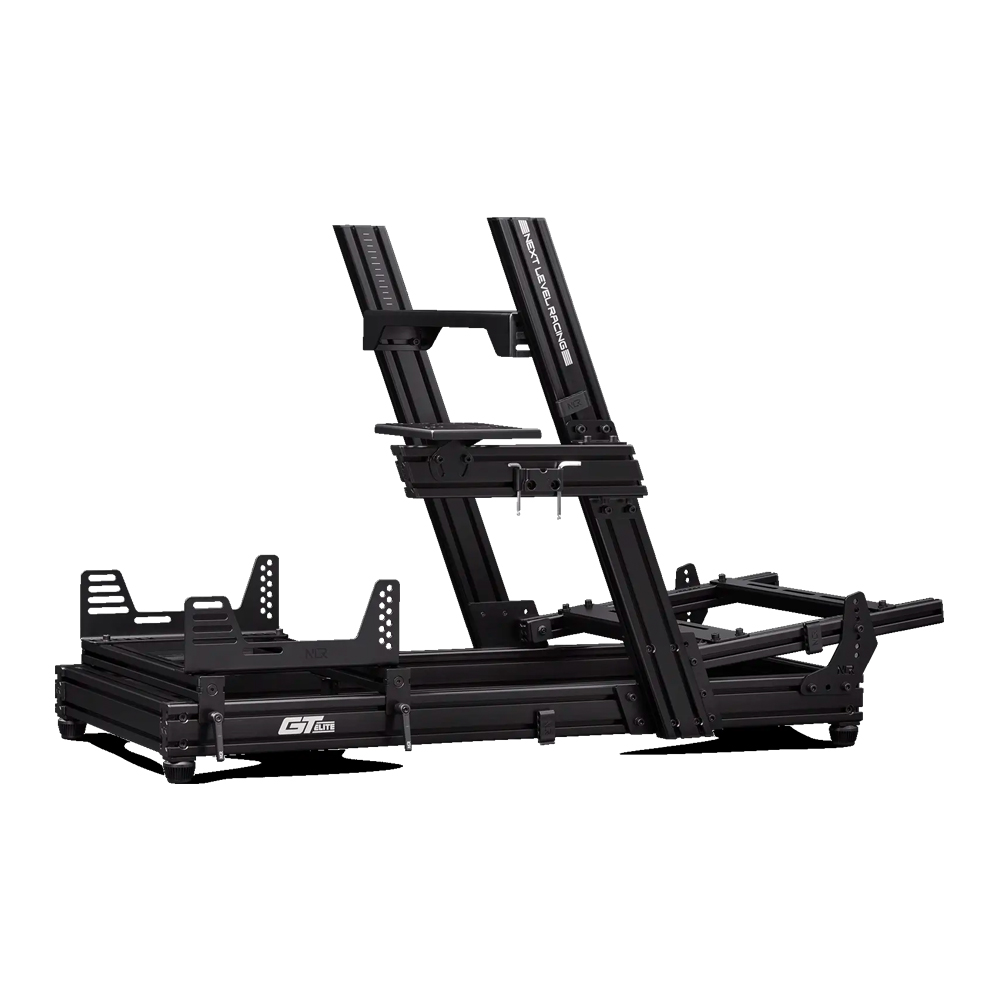 NEXT LEVEL RACING GTELITE ALUMINIUM SIMULATOR COCKPIT - WHEEL PLATE EDITION