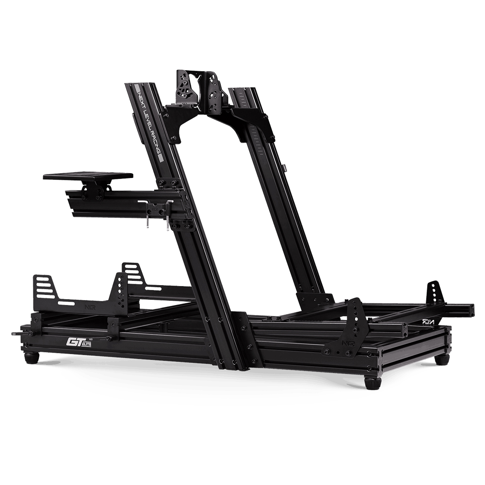 NEXT LEVEL RACING GTELITE ALUMINIUM SIMULATOR COCKPIT - FRONT AND SIDE MOUNT EDI