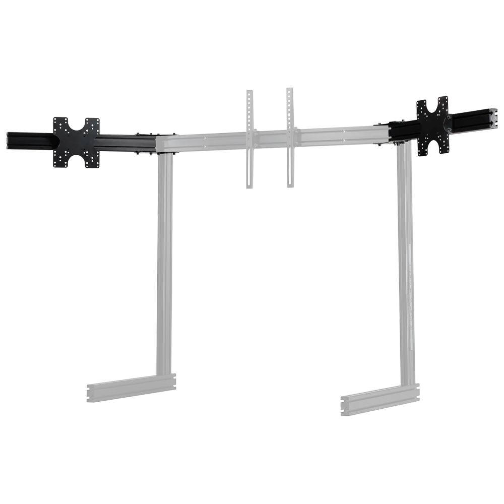 NEXT LEVEL RACING ELITE FREE STANDING TRIPLE ADD-ON BLACK