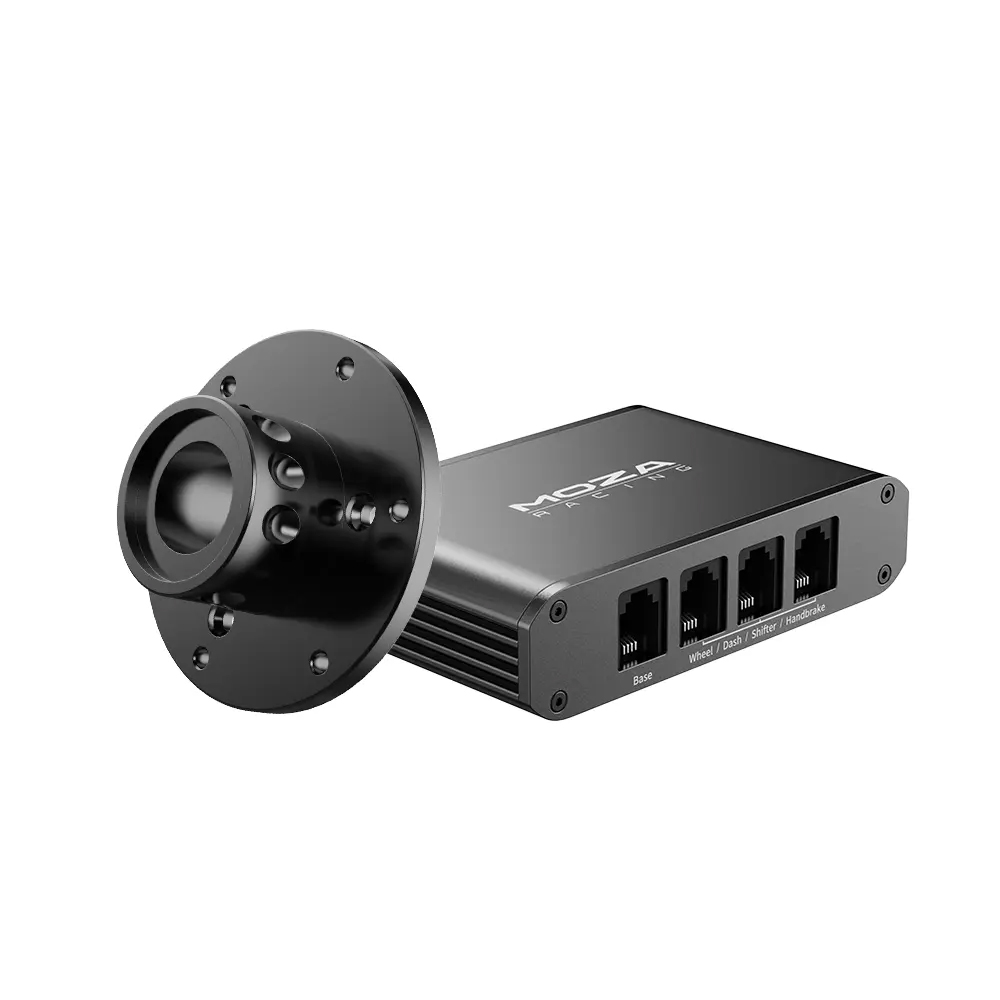 MOZA UNIVERSAL HUB AND THIRD-PARTY WHEEL BASE MOUNT ADAPTER BUNDLE