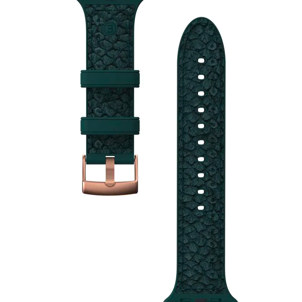 NJORD APPLE WATCH STRAP 44/45MM DARK GREEN