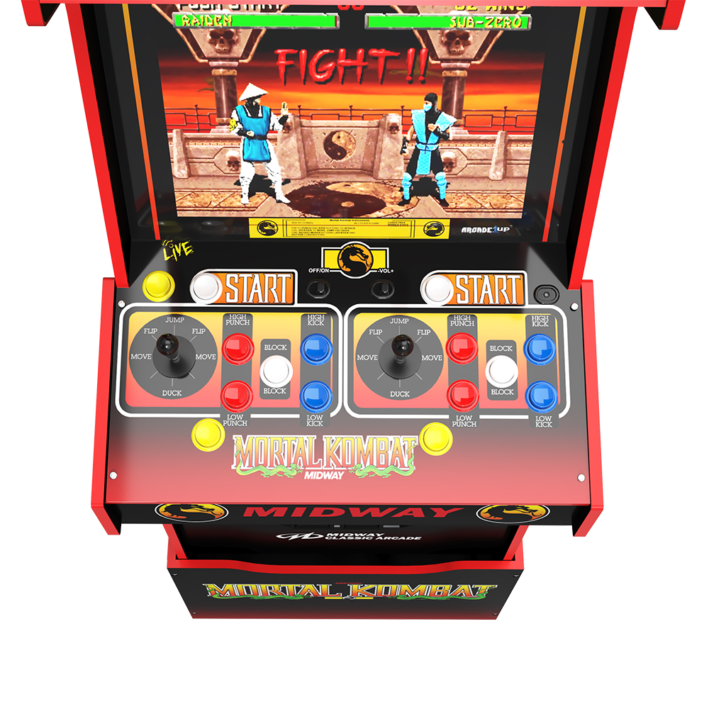 ARCADE1UP MORTAL KOMBAT MIDWAY LEGACY 14-IN-1 WIFI ENABLED ARCADE MACHINE