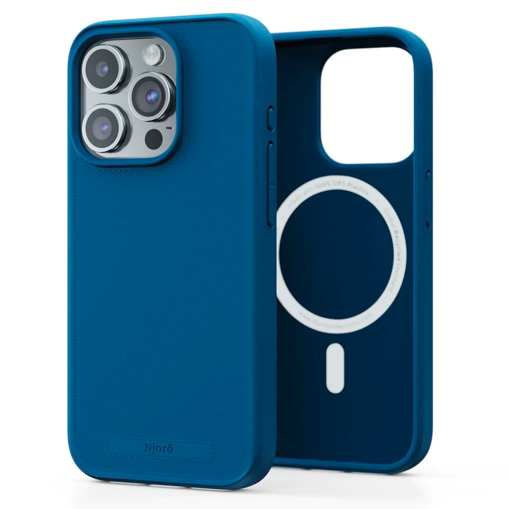 NJORD 100% GRS MAGSAFE CASE IPHONE 15 PRO BLUE