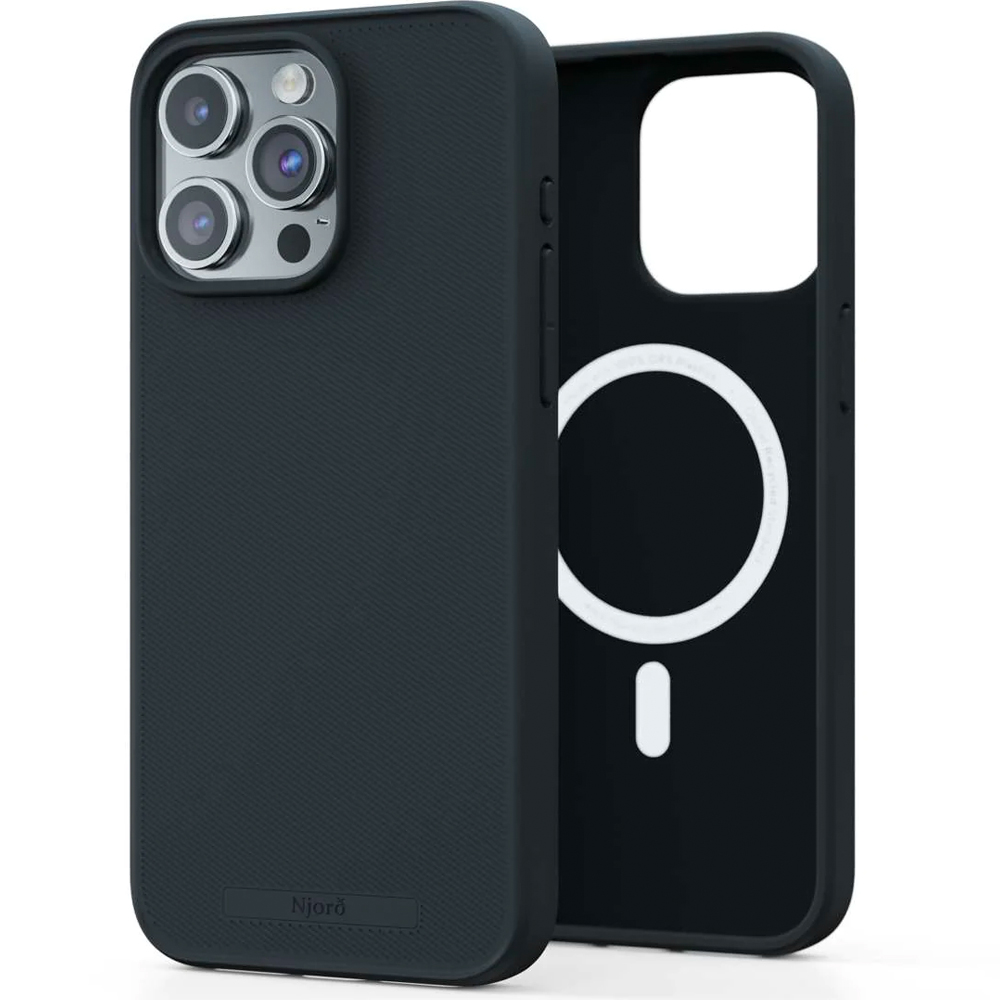 NJORD 100% GRS MAGSAFE CASE IPHONE 15 PRO MAX DARK GREY 