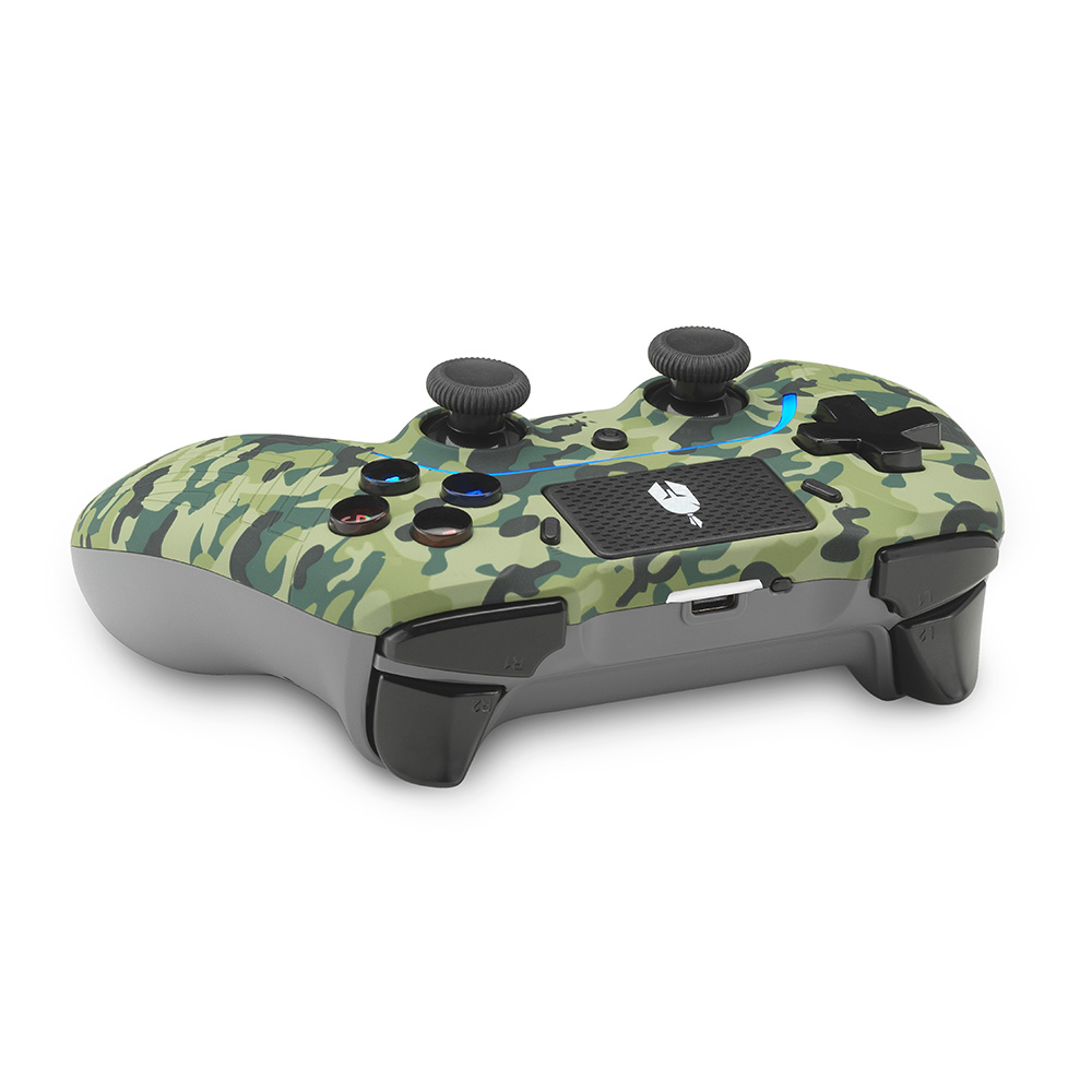 SPARTAN GEAR ASPIS 4 WIRED & W/LESS CONT (PC [WIRED] & PS4 [W/LESS]) GREEN CAMO