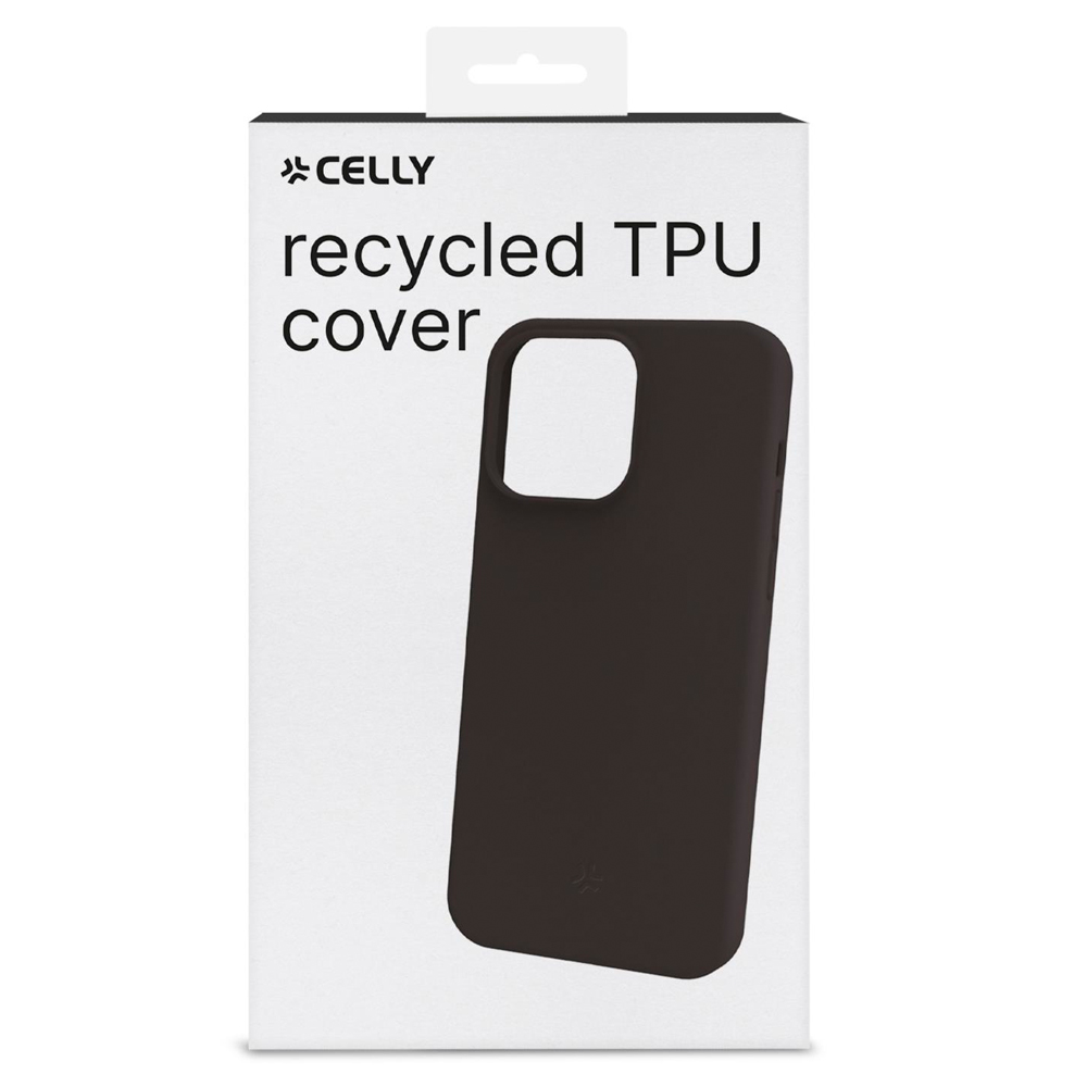 CELLY PLANET RECYCLED TPU CASE BLACK IPHONE 15