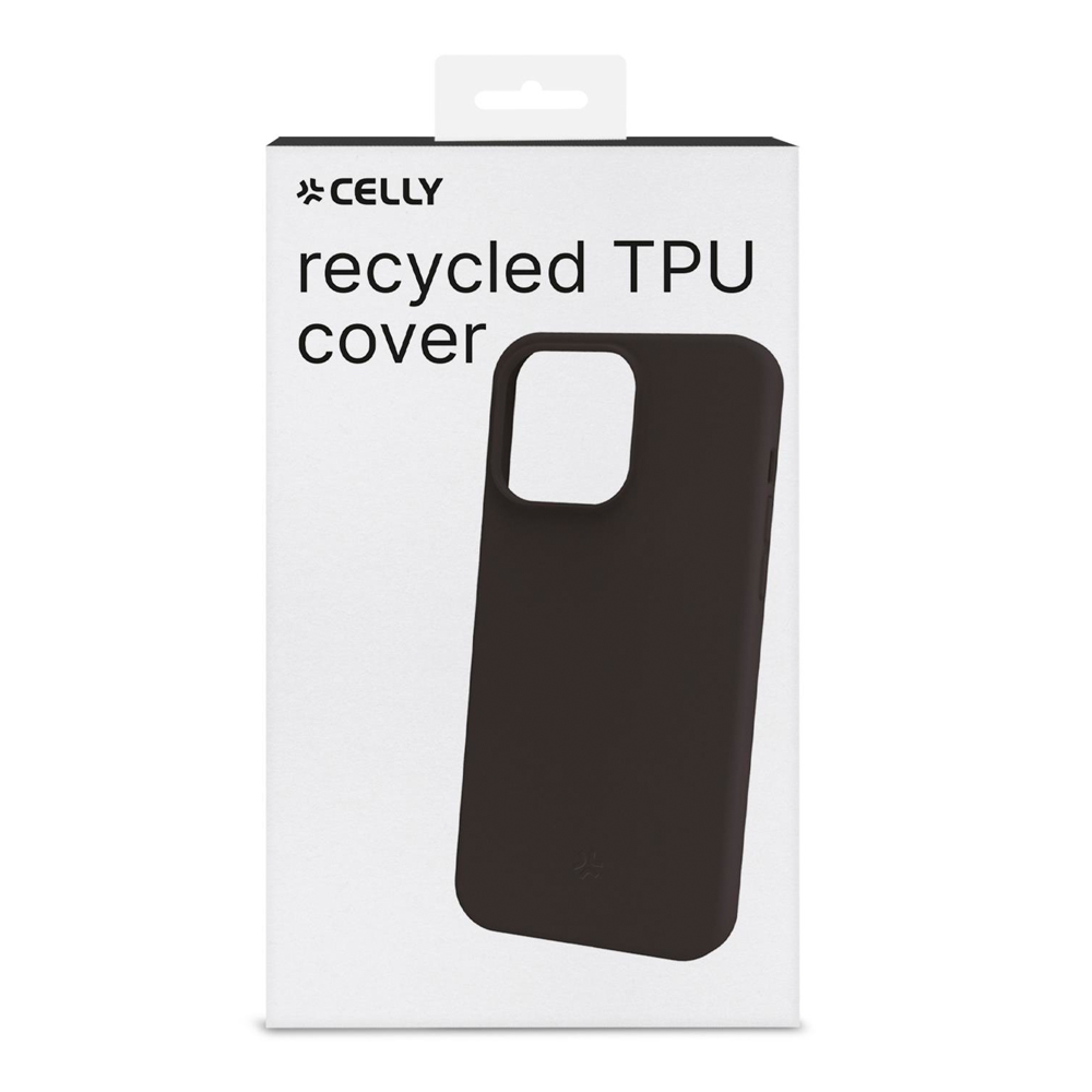 CELLY PLANET RECYCLED TPU CASE BLACK IPHONE 15 PLUS