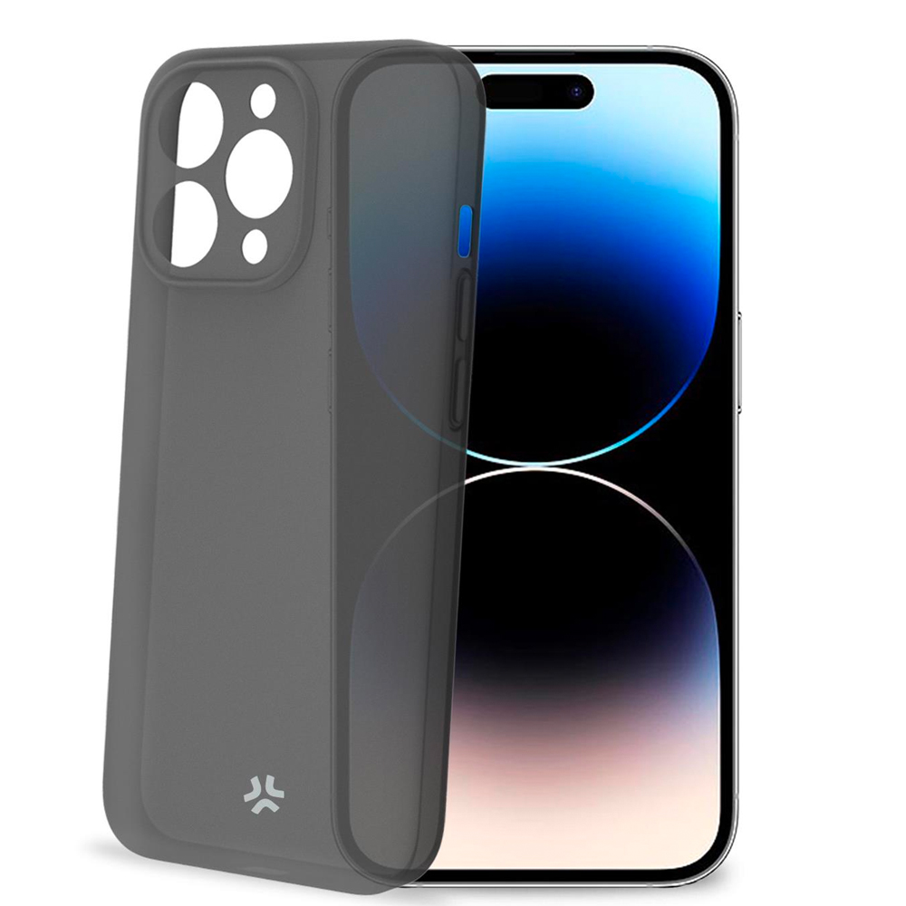 CELLY TPU DARK TRANSPARENT CASE IPHONE 15 PRO
