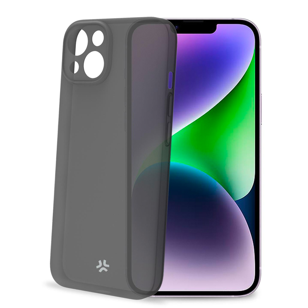 CELLY TPU DARK TRANSPARENT CASE IPHONE 15 PLUS