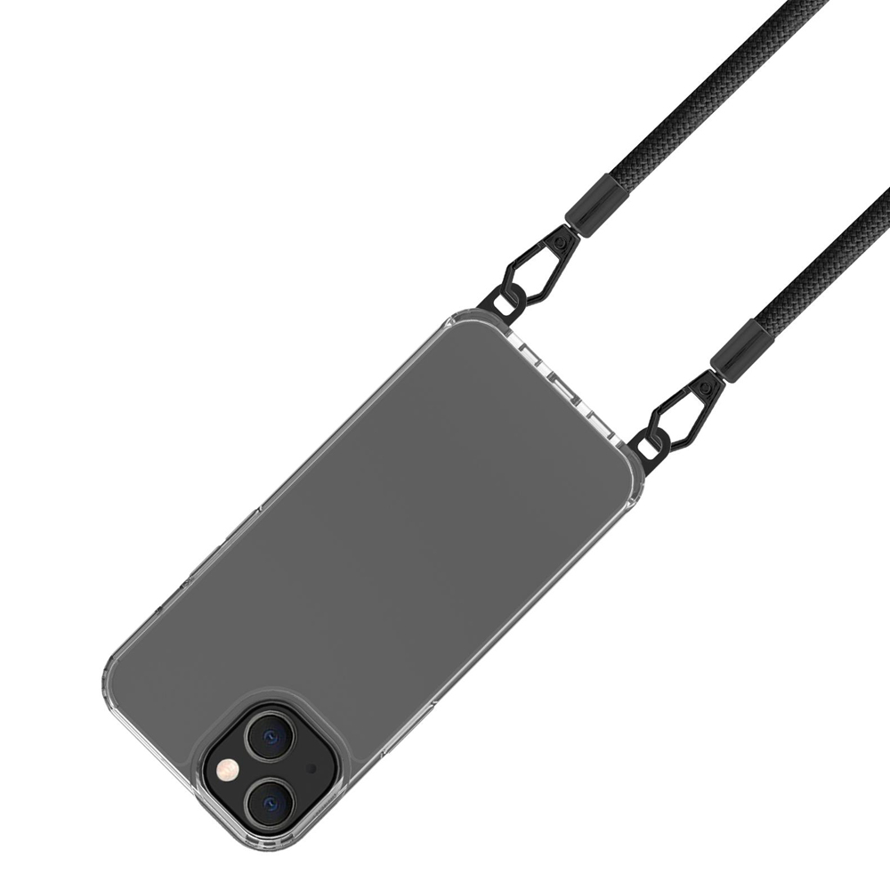 CELLY TPU SOFT CLEAR CASE WITH LACETS IPHONE 15 PLUS