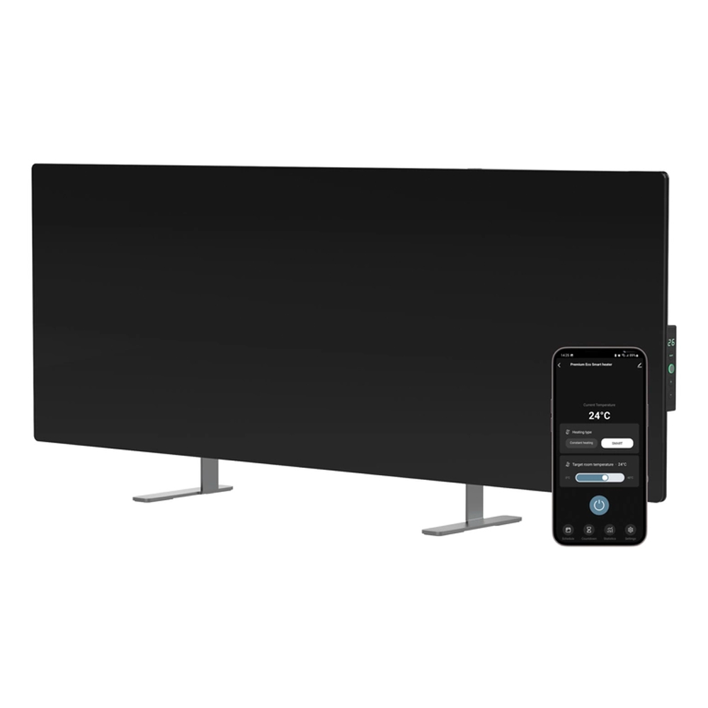 AENO PREMIUM ECO SMART HEATER 700W BLACK