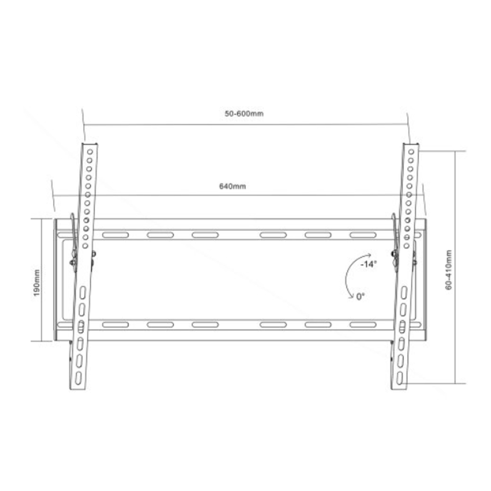 MACLEAN TV BRACKET STATIC 32-80