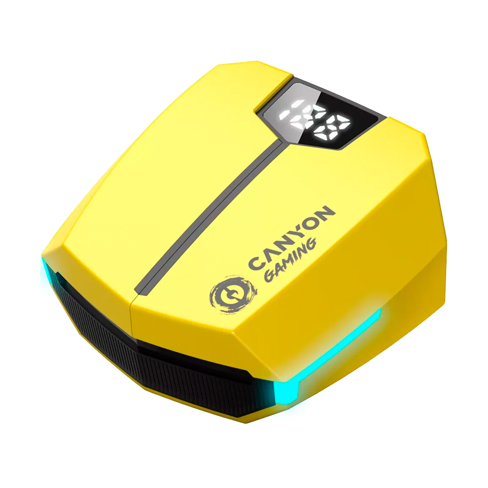 CANYON GTWS-2 DOUBLE-BEE GAMING TRUE WIRELESS BUDS BT 5.3 YELLOW