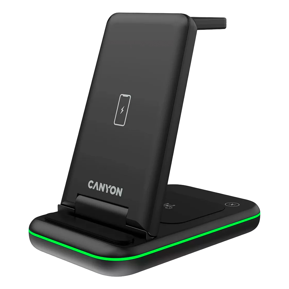 CANYON WS-304 FOLDABLE 3IN1 WIRELESS CHARGER