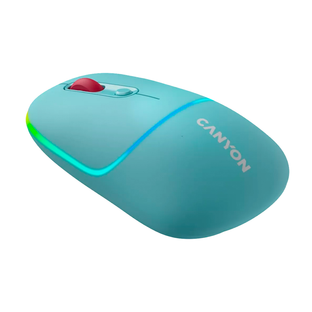 CANYON WIRELESS/BT OPTICAL MOUSE DARK CYAN