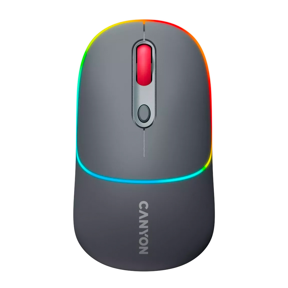CANYON WIRELESS/BT OPTICAL MOUSE DARK GREY