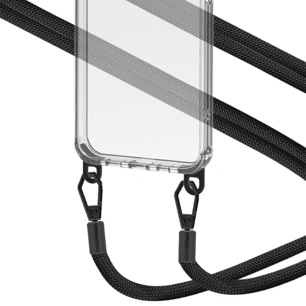 CELLY TPU SOFT CLEAR CASE WITH LACETS IPHONE 15 PLUS