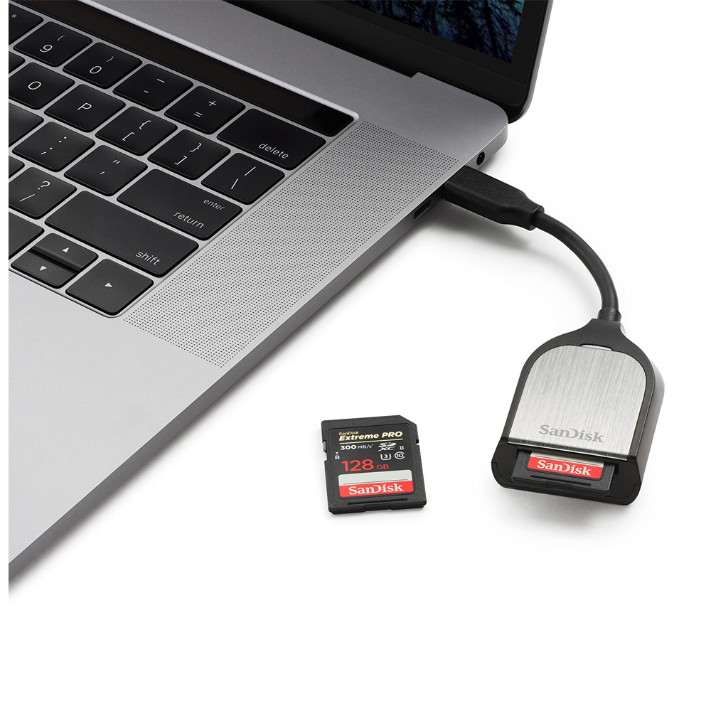 SANDISK EXTREME PRO SD CARD READER - USB-C