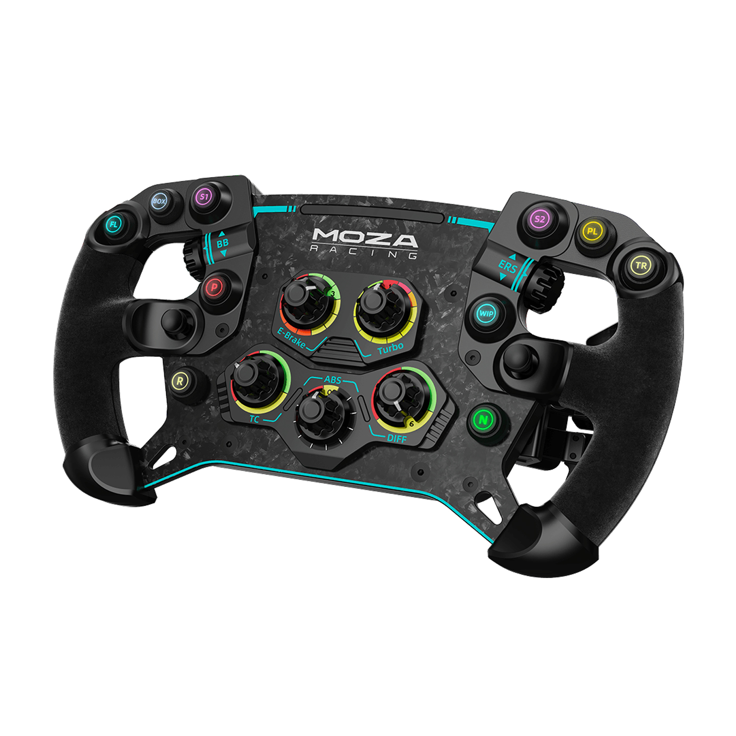 MOZA GS V2P STEERING WHEEL MICROFIBER LEATHER