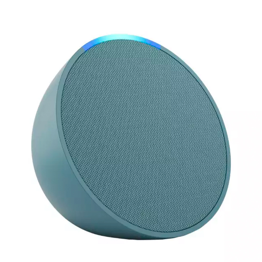 AMAZON ECHO POP | SMART SPEAKER WITH ALEXA | MIDNIGHT TEAL E