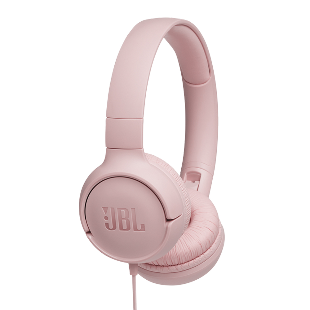 JBL T500 PINK WIRED ON EAR HEADPHONES+MIC
