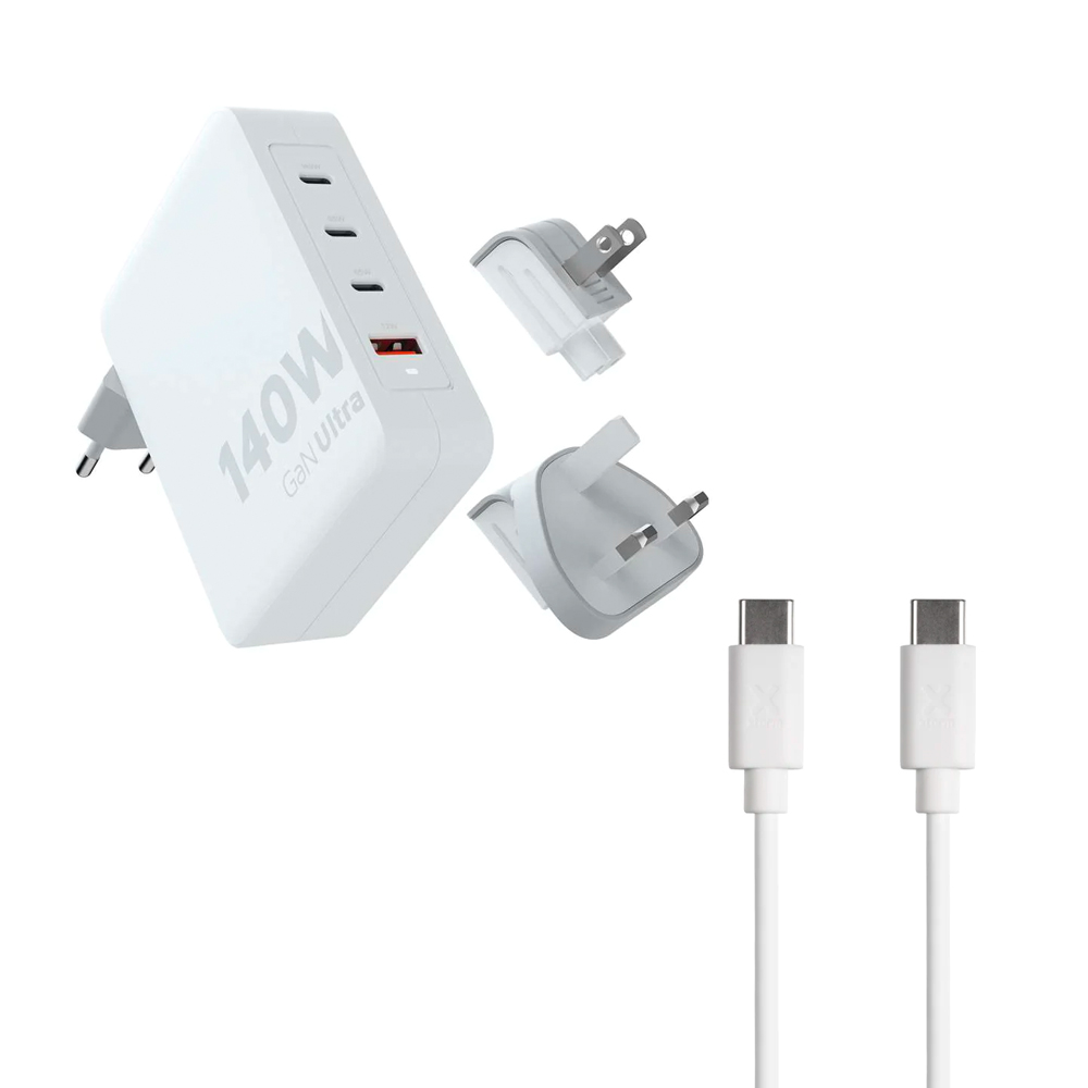 XTORM 140W GAN-ULTRA TRAVEL CHARGER + USB-C PD CABLE