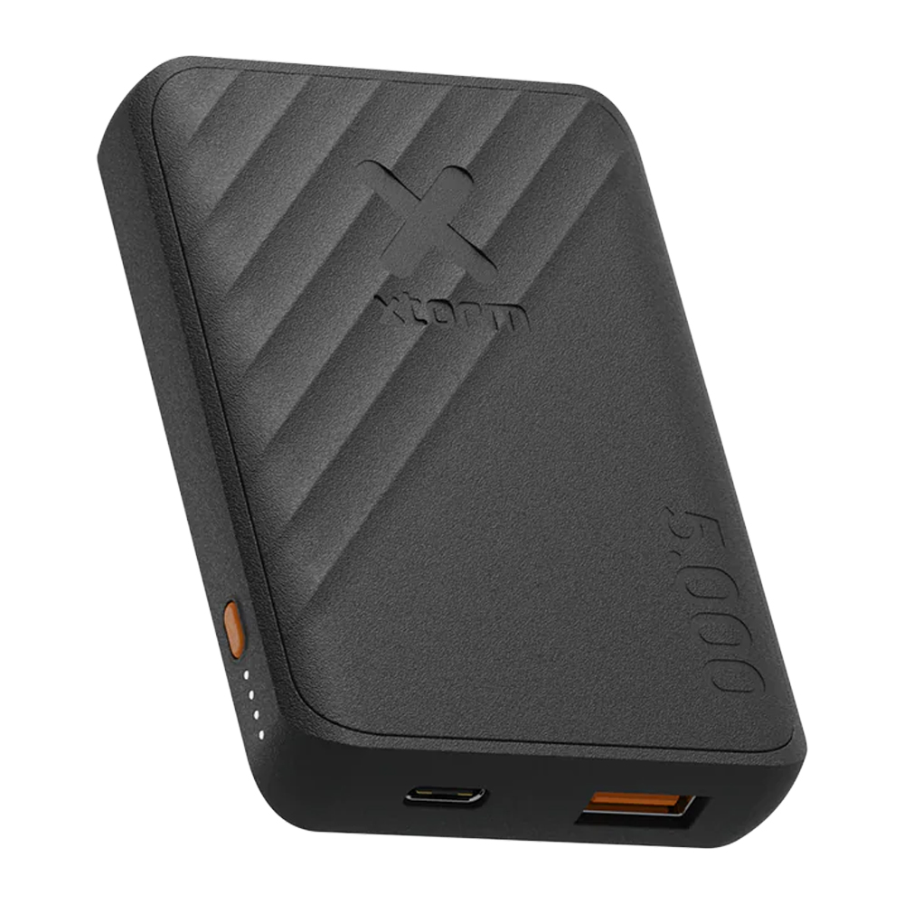 XTORM 12W GO2 POWERBANK 5,000 - CHARCOAL BLACK