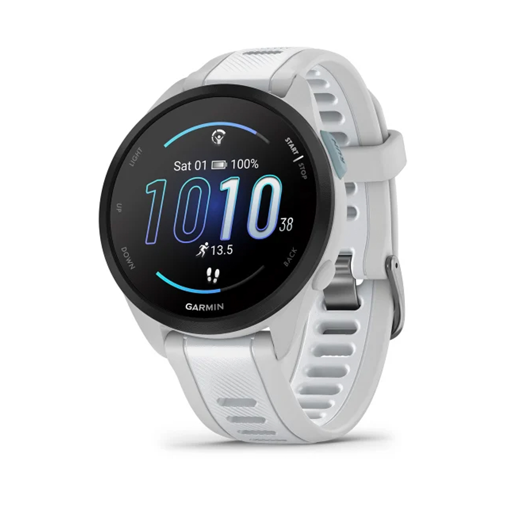 GARMIN FORERUNNER 165, GPS, MIST GREY / WHITE STONE