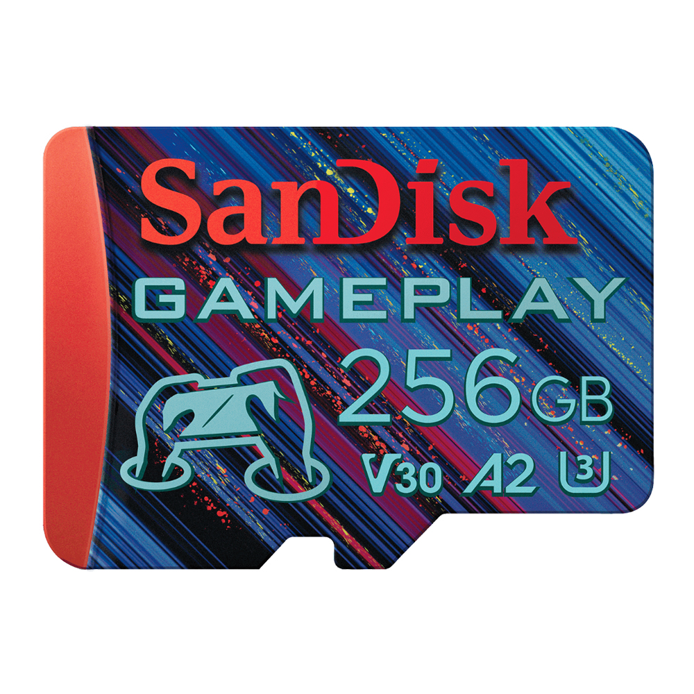 SANDISK GAMEPLAY MICROSD CARD FOR MOBILE & HANDHELD CONSOLE - 256GB