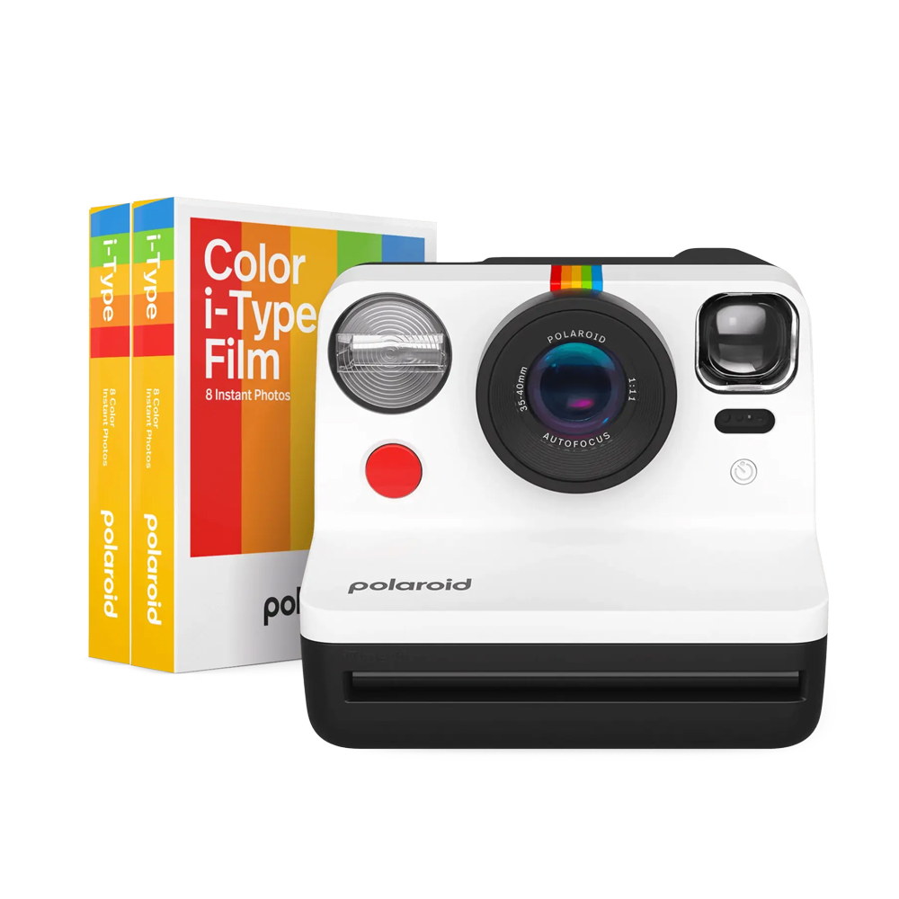 POLAROID NOW GEN 2 I-TYPE EVERYTHING BOX (CAMERA & DOUBLE FILM PACK) WHITE