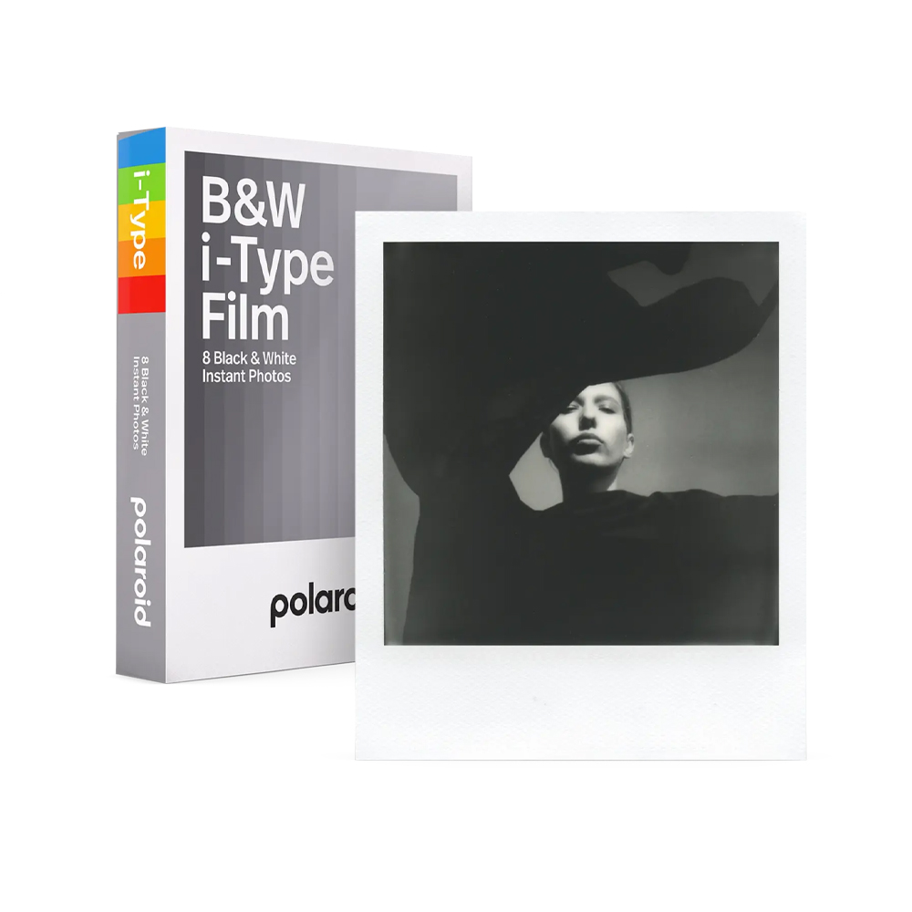 POLAROID BLACK & WHITE I-TYPE FILM (X8)
