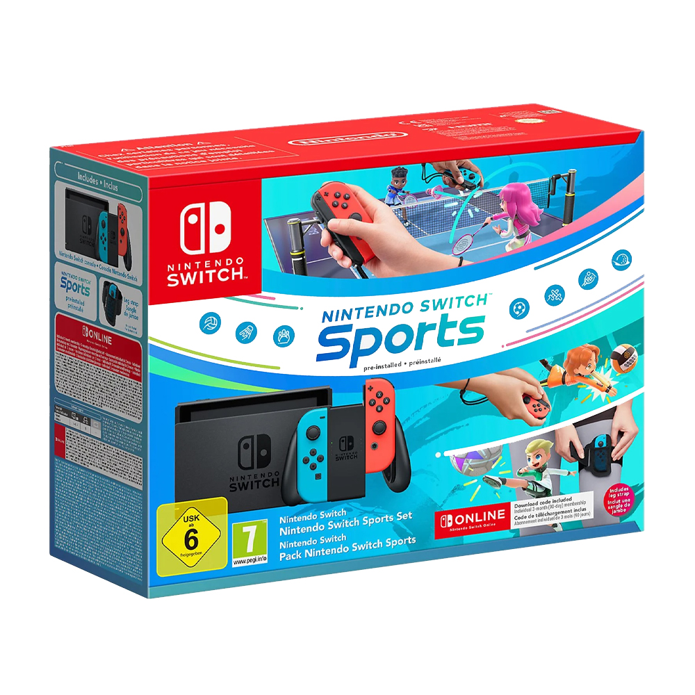 NINTENDO SWITCH CONSOLE + SWITCH SPORTS (BUNDLE)