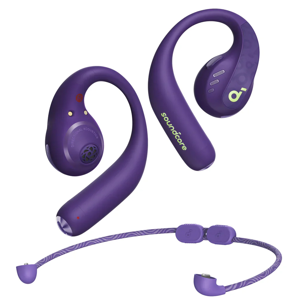 ANKER SOUNDCORE AEROFIT PRO OPEN EAR SPORT EARBUDS PURPLE